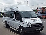 Бесплатный автобус Genser в пункт аренды автомобилей АрендаАвто-нзр на Новорязанском шоссе